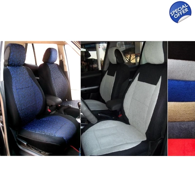 fits Mitsubishi RVR ASX Two Front Cotton Car Seat Covers title=