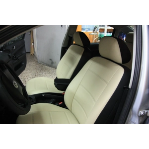 Full Covered Leatherette & Synthetic two front car seat covers
