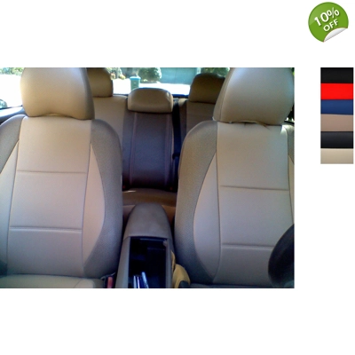 fits on VOLVO seats Front and Rear Leatherette Car Seat Covers title=