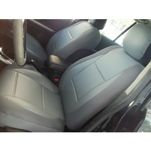 fits Mercedes S-Class leatherette custom fit two front car seat covers