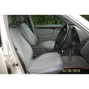 fits Mercedes CLK leatherette custom two front car seat covers