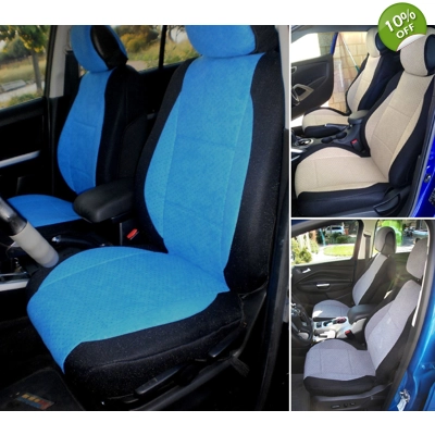 fits BMW 6 Coupe E63 & Convertible E64 Velour two front Car Seat Covers title=