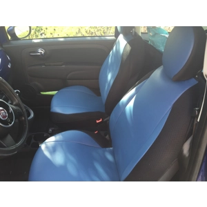 fits FIAT 500 Two Front Leatherette Car Seat Covers