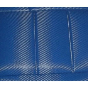 Leatherette and Like Carbon Fiber Two Front Car Seat Covers