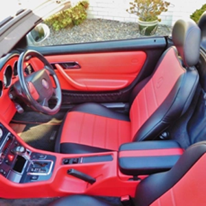 fits Mercedes SLK-Class R170 & R171 Two Front Leatherette car seat covers