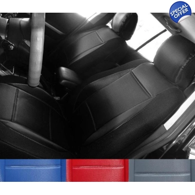 fits Mercedes S-Class like carbon fiber two front car seat covers COPY title=