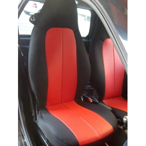 Leatherette Two Custom Car Seat Covers fits on Smart seats