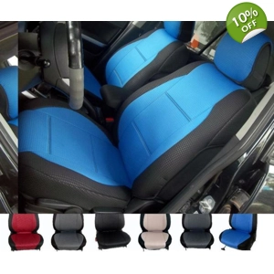 fits Subaru XV Crosstrek two front custom diamond car seat covers