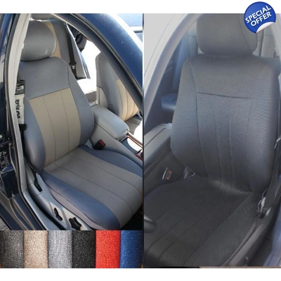 fits Mercedes E-Class Synthetic two front car seat covers title=