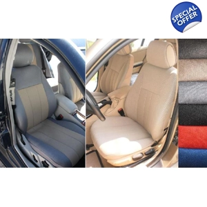 fits on Volvo seats synthetic custom two front car seat covers