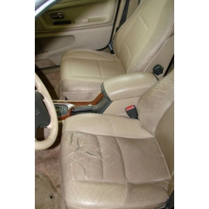 fits on Volvo seats tan leatherette custom two front car seat covers
