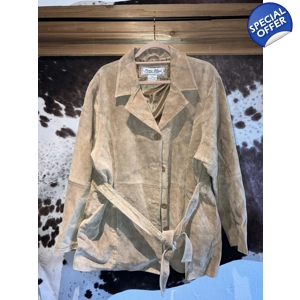 Paris Blues Leather Coat