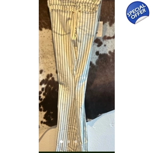 Judy Blue Super Flare Pinstripe Jeans