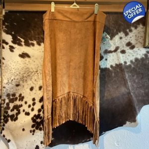 Western Fringe MIDI Skirt