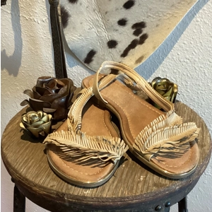 Leather Feather Sandal