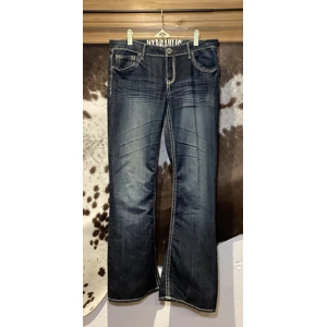 Hydraulic Embellished Jeans