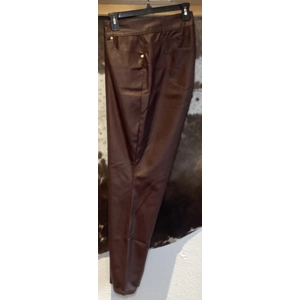 Brown Faux Leather Pants (NWT)