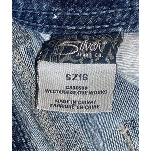 Silver “Twisted Capri” Jeans