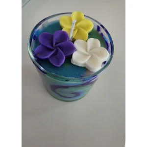 Gypsy blue luxury candle