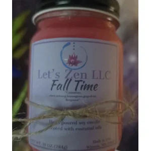 Fall time luxury candle