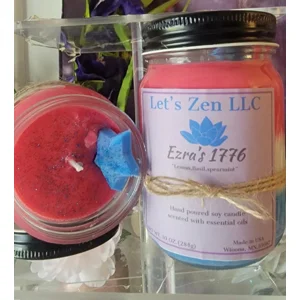 Ezra's 1776 luxury candle