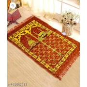 STARRYHOM Valvet Handcraft muslim islamic prayer Mat / Janamaz mat / Multi Propose Mat