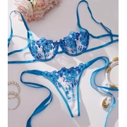Blue Mirage Lace Set