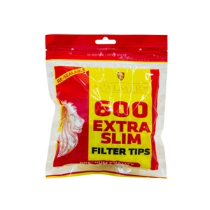 Palmer Jumbo Bags of 600 Extra Slim Filter tips