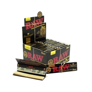 Raw Black Connoisseur Classic King Size Slim Rolling Papers