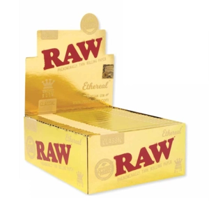 Raw Ethereal Gold King Size Slim Rolling Papers