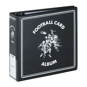 3in. D Ring Album Football Black