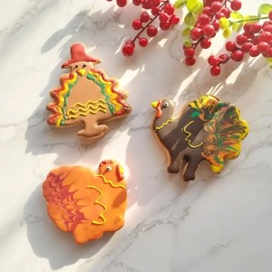 Thanksgiving Turkey Cookies