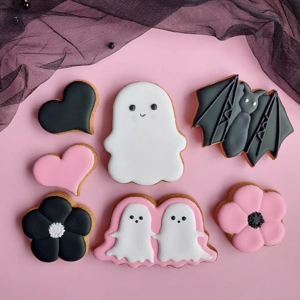 Gothic Glam Halloween Cookies