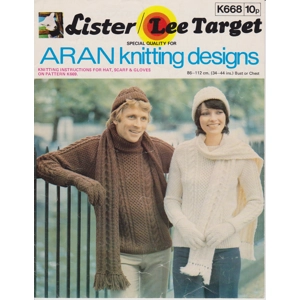 LISTERK668 - UNISEX CABLE SWEATER IN ARAN - PDF KNITTING PATTERN