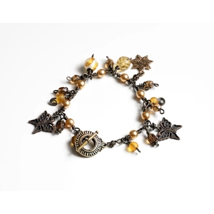 Boho Nature Charm Bracelet