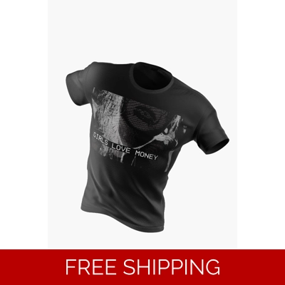 Girls Love Money Vikki Graphic Streetwear T-Shirt | Leenoz