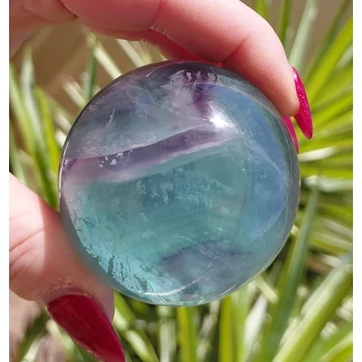 Rainbow Flourite sphere