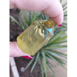 Aura yellow quartz