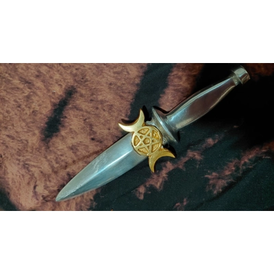 Triple moon athame