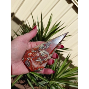 Mexican agate diamond