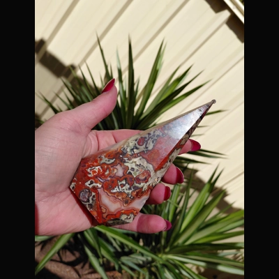 Mexican agate diamond