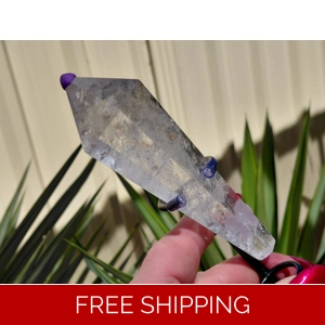 Clear quartz wand