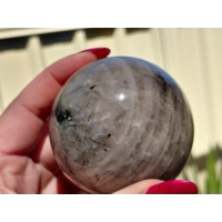 Black routile sphere