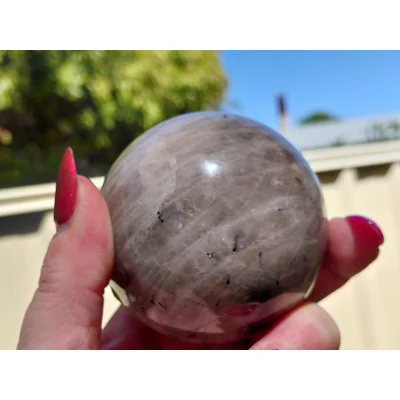 Black routile sphere
