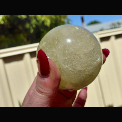 Citrine sphere