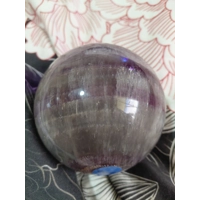 Large rainbow flourite sphere