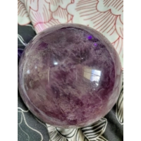 Large rainbow flourite sphere