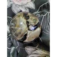 Volcano agate sphere