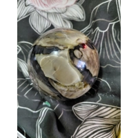 Volcano agate sphere