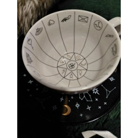 Fortune telling teacup and saucer